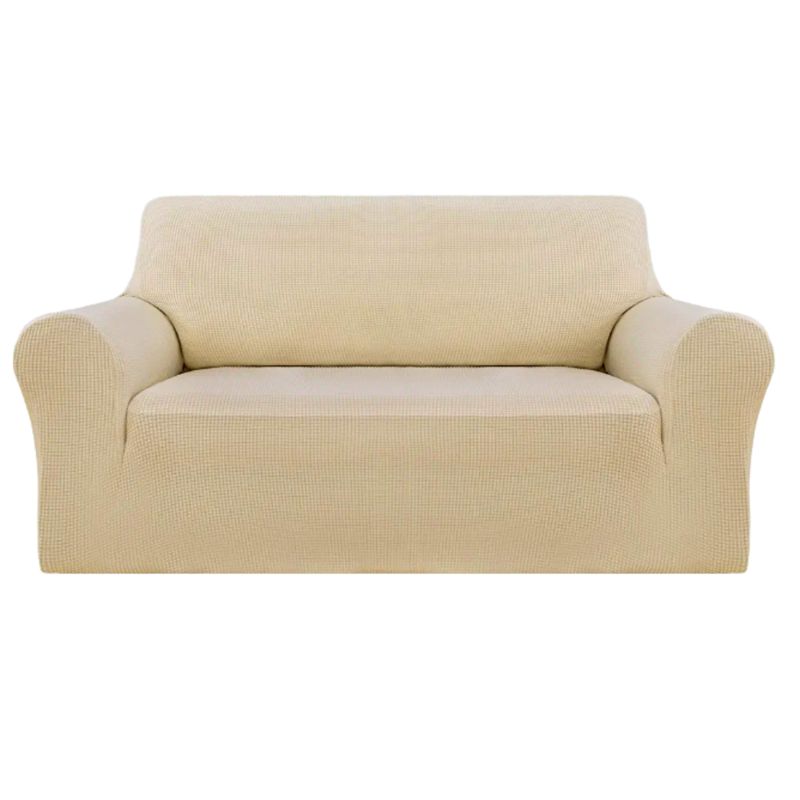GENERICO - Funda cubre Sillon de tela elasticada  PREMIUN Cuadrille de 4 CUERPOS
