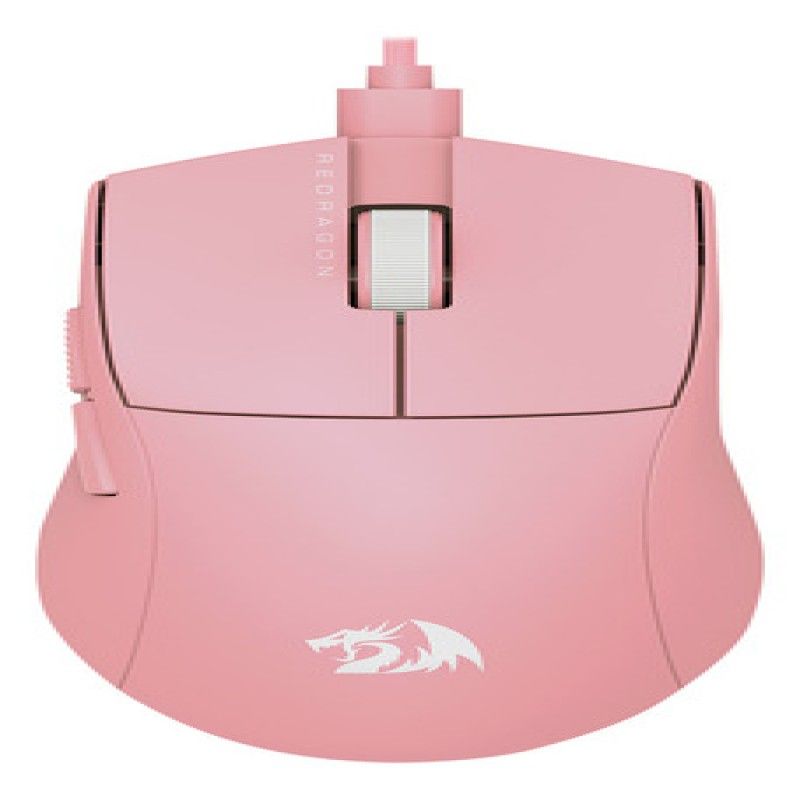 REDRAGON - Mouse Gamer Redragon K1ng Rgb Rosa M724p-1k Alámbrico