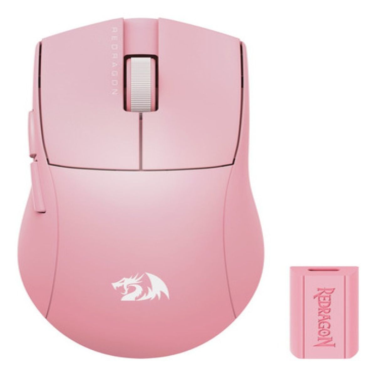 REDRAGON - Mouse Wireless Redragon Ultra Light K1ng Pro M916 4k Rosado
