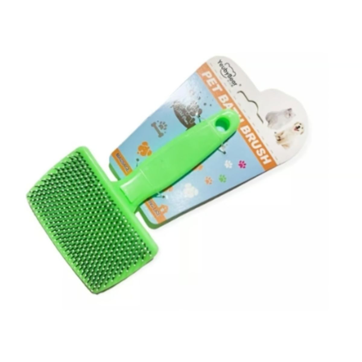 GENERICO - Cepillo Cardina Quita Pelo Perros Gatos Puntas Protegidas