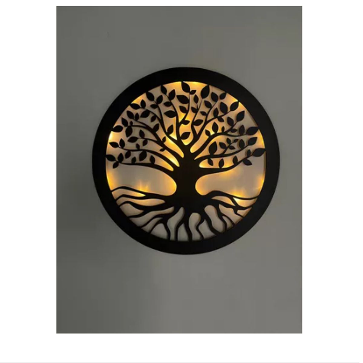 GENERICO - Cuadro Árbol De La Vida Luz Cálida