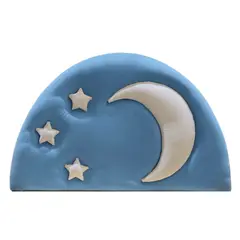 GENERICO - Respaldo 1.5 plazas acolchado diseño cielo Muebles Rimar