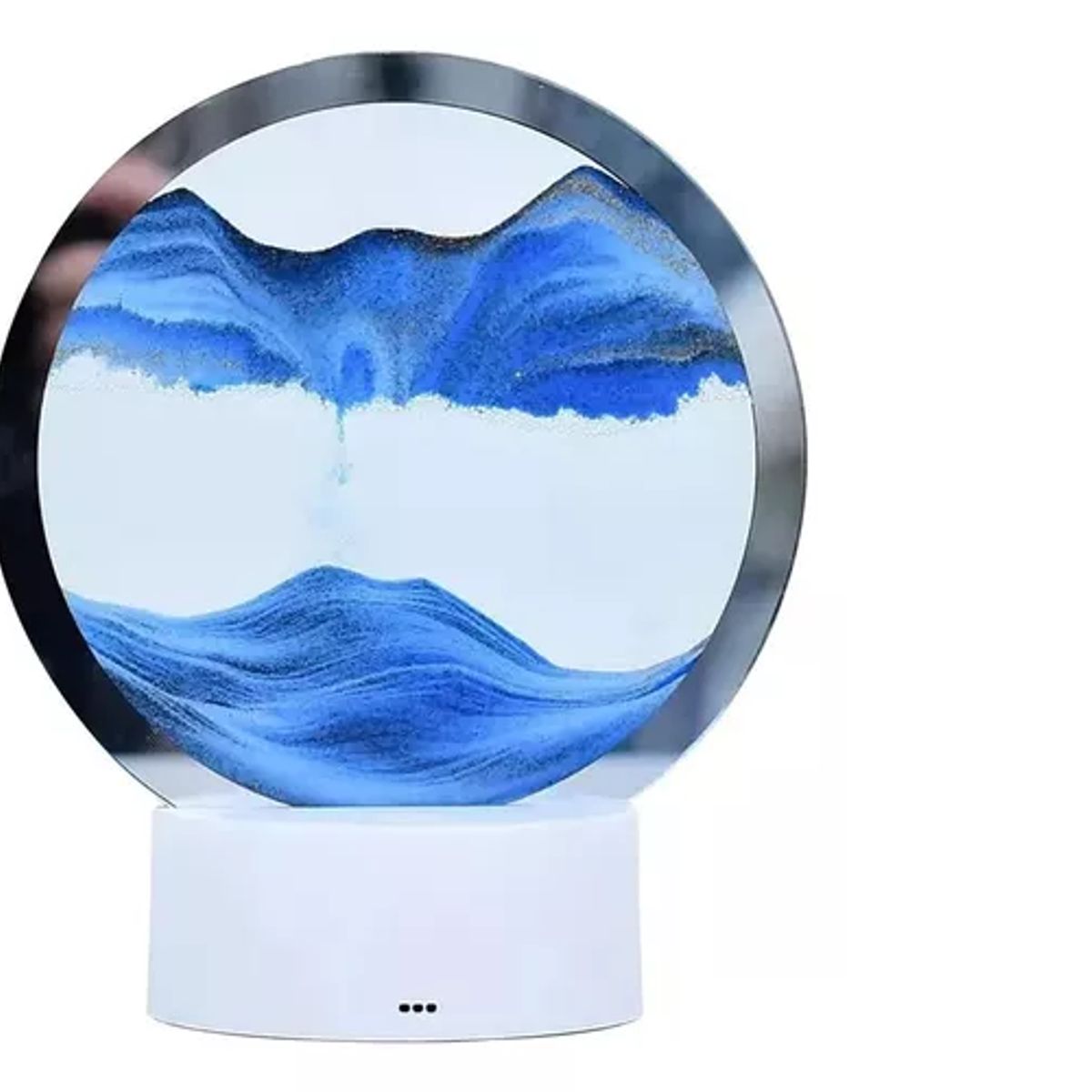 GENERICO - Arte De Arena En Movimiento Decoración Con Luz Lampara Mesa
