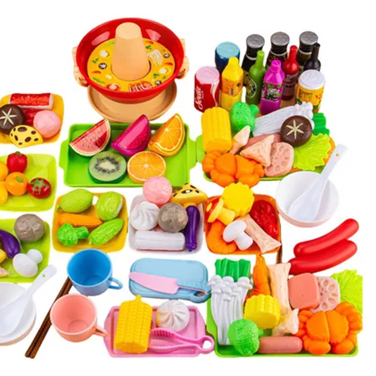 GENERICO - 101 Juguetes De Cocina Para Niños Juguete De Olla Caliente