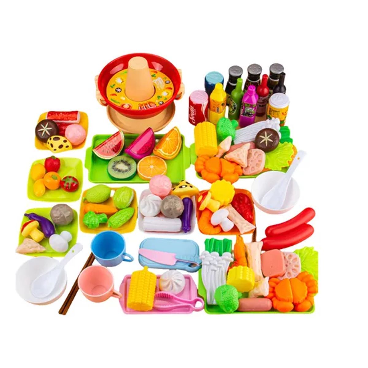 GENERICO - 101 Juguetes De Cocina Para Niños Juguete De Olla Caliente