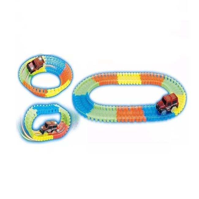 GENERICO - Juguetes Autopista Lumonisa Con Auto -49 Piezas