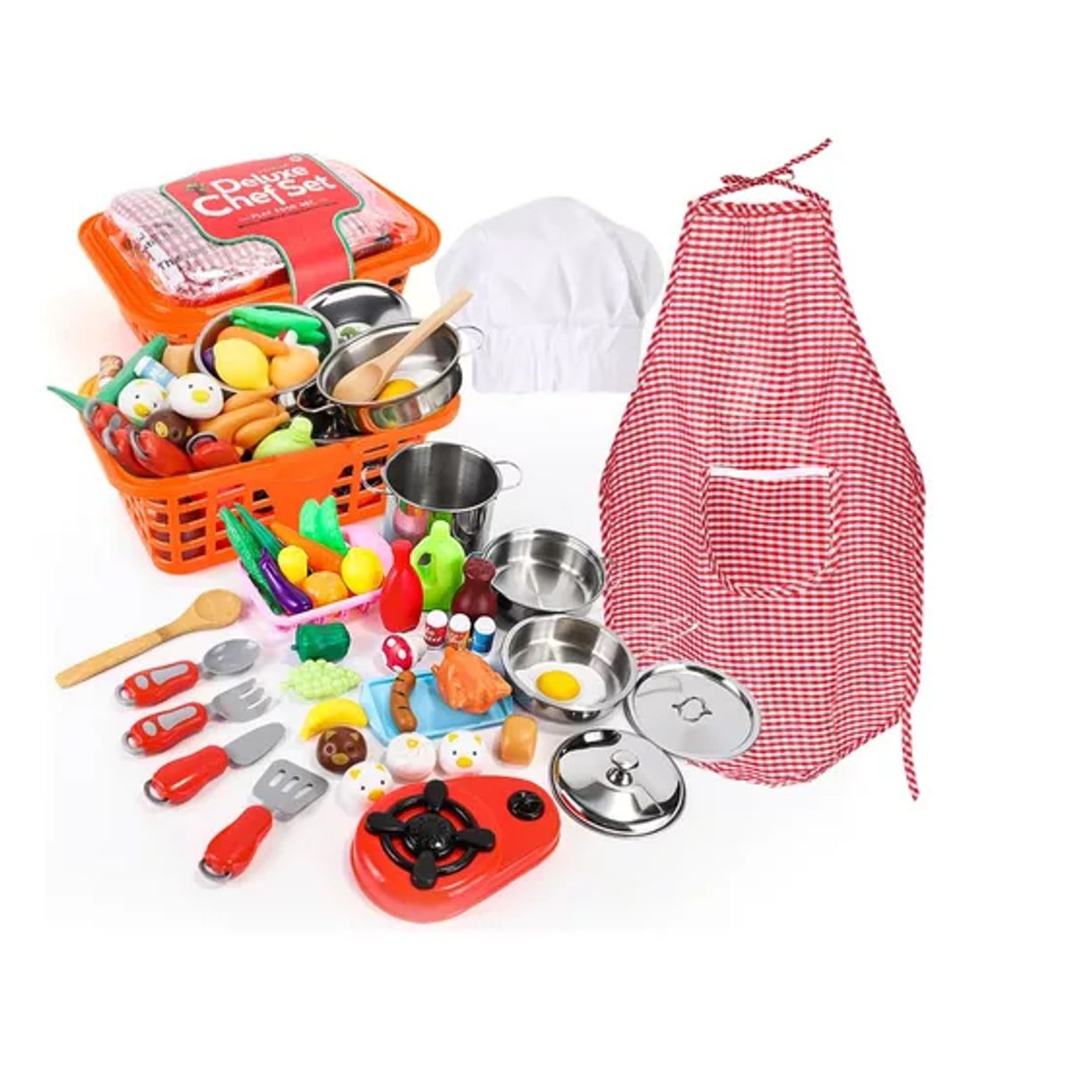 GENERICO - Cocina De Juguetes 42 Piezas Set Kits Y Comidas Para Niños