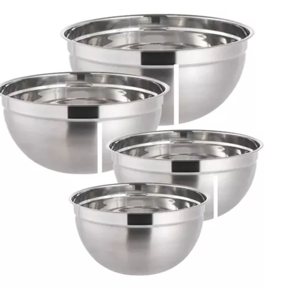 GENERICO - Pack 4 Bowls Repostería Cocina Ensaladas 20-24-28-32 Cm