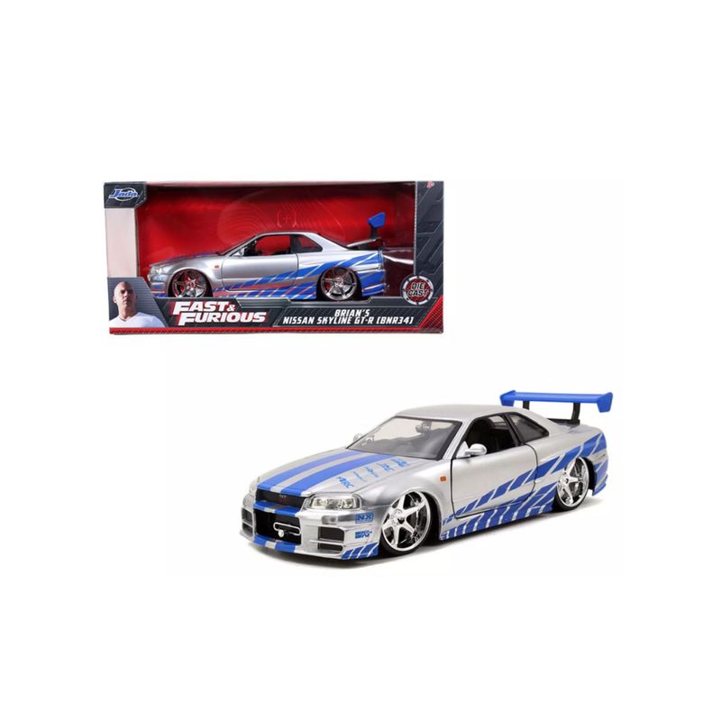 JADA TOYS - Nissan Skyline GTR R34 Rapido y Furioso 2 Jada 1:24