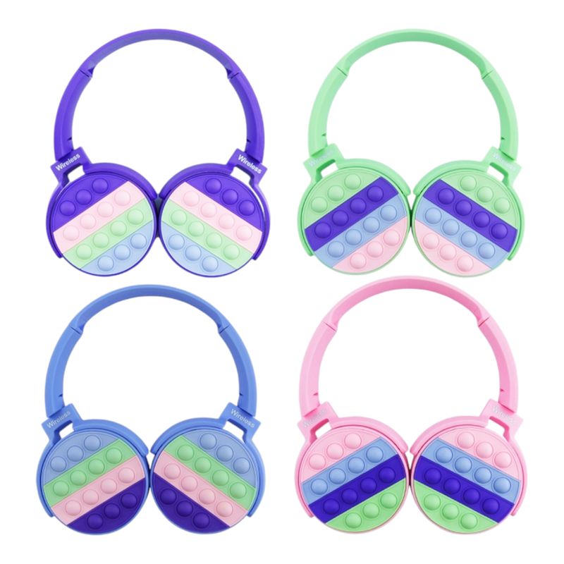 GENERICO - Audifono Para Niños Bluetooth Modelo X-103 USB Recargable rosa