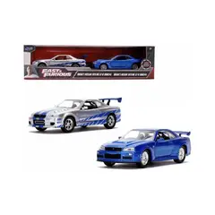 JADA TOYS - Nissan Skyline GTR R34 Pack Rapido y Furioso Jada 132