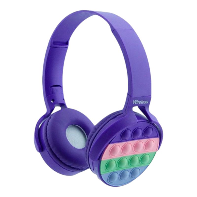 GENERICO - Audifono Para Niños Bluetooth Modelo X-103 USB Recargable morado