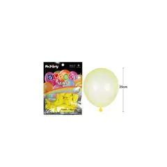 GENERICO - Globos De Látex Amarillo Fluorescente 25cm 25pcs