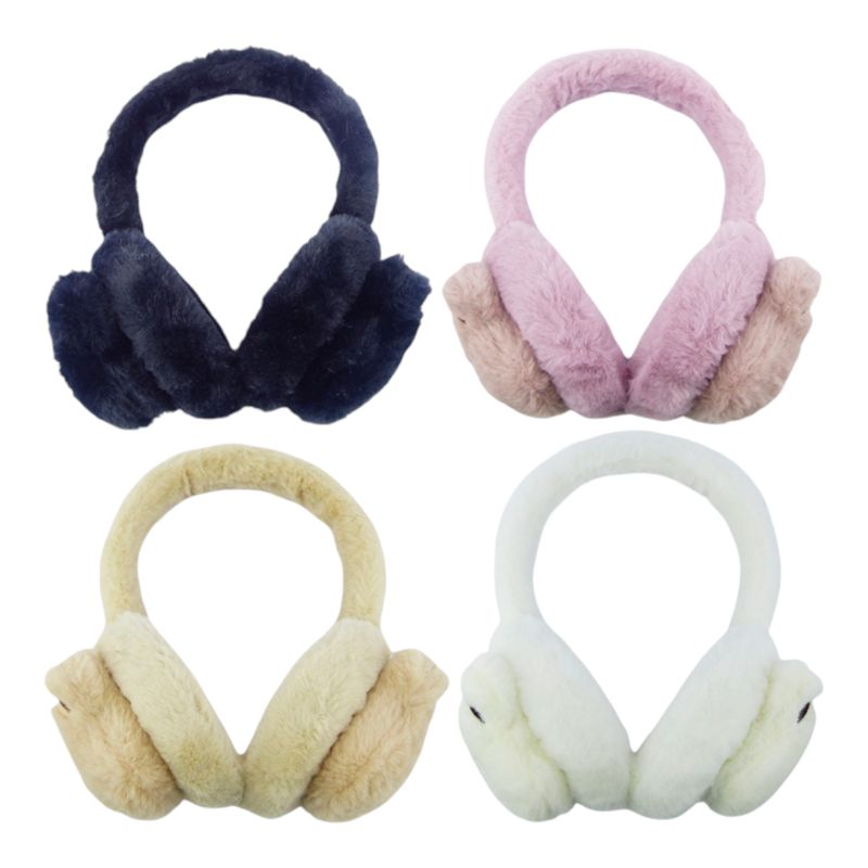 GENERICO - Audifonos Para Niños Con Cable Peluche Perrito blanco