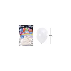 GENERICO - Globos De Látex Perlado Blanco 35cm 50pcs