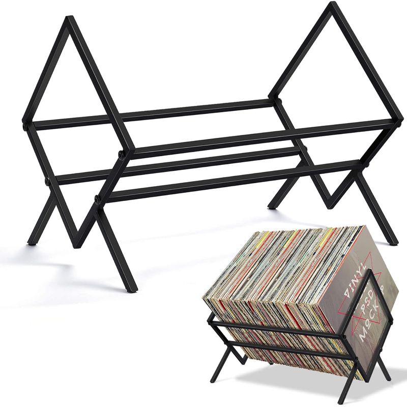 KUANGYE - Soporte Para almacenamiento De Discos De Vinilo 70-100 álbumes