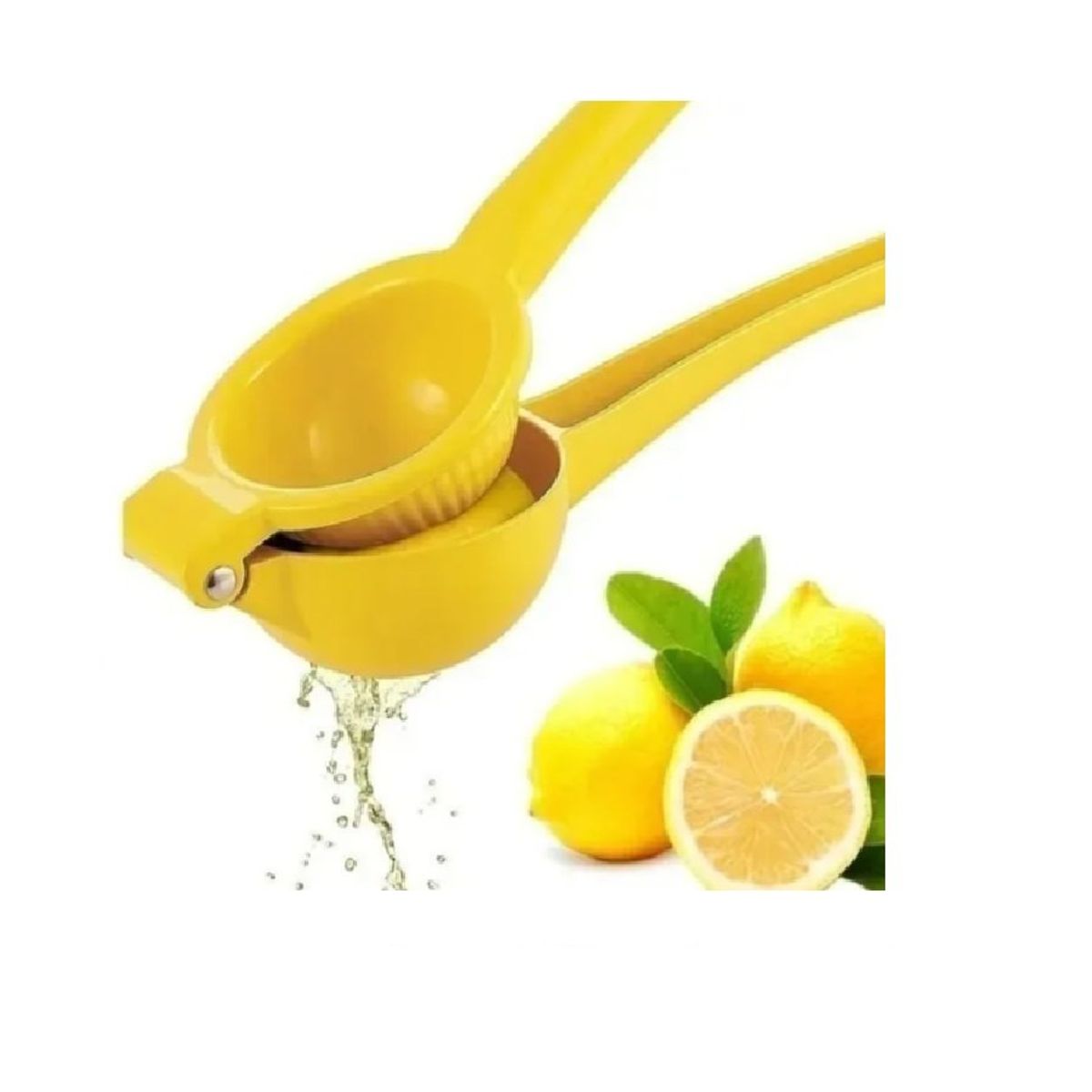 GENERICO - Exprimidor Manual De Limon Prensa Para Citricos Doble Mango Mix