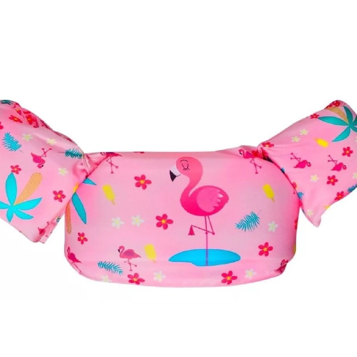 GENERICO - Flotador Con Alitas Niña Flamenco Chaleco 2 A 6 Años rosa