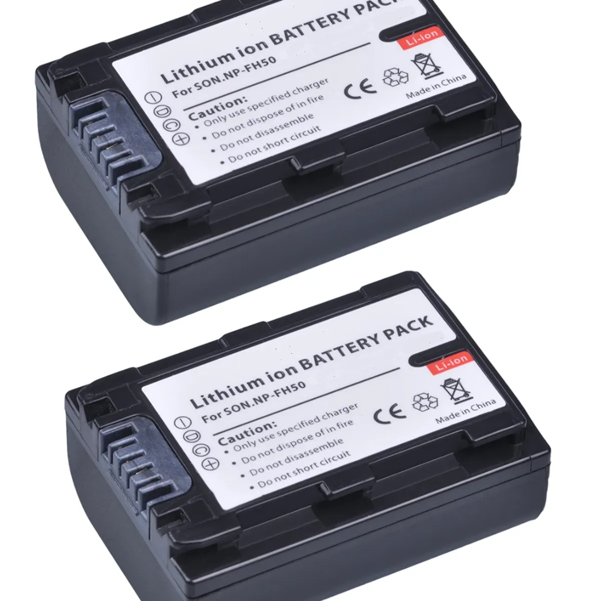 GENERICO - 2 BATERÍAS NP-FH50 SONY ALTERNATIVA