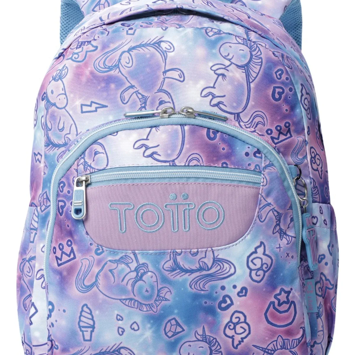 TOTTO - Mochila Urbana Notebook Escolar Totto Classic Gommas Niña