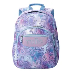 TOTTO - Mochila Urbana Notebook Escolar Classic Gommas Niña