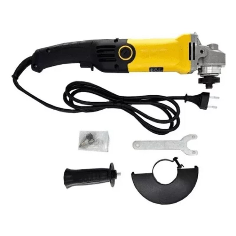 GENERICO - Amoladora Angular Eléctrica 700w Color Amarillo Frecuencia 50hz-60hz