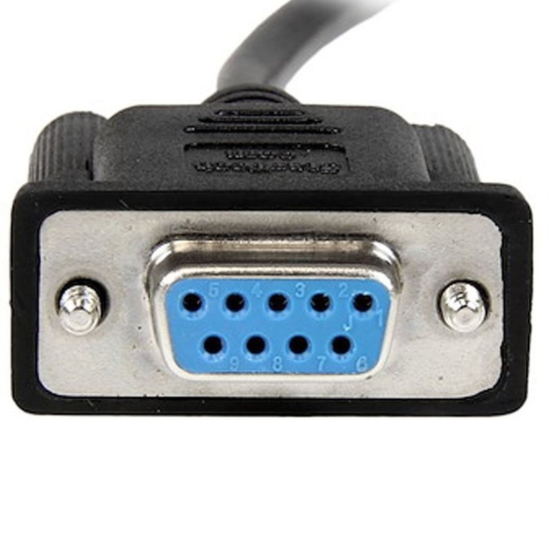 GENERICO - CABLE SERIAL RS232 DB9 HEMBRA/HEMBRA 1.5 MTS