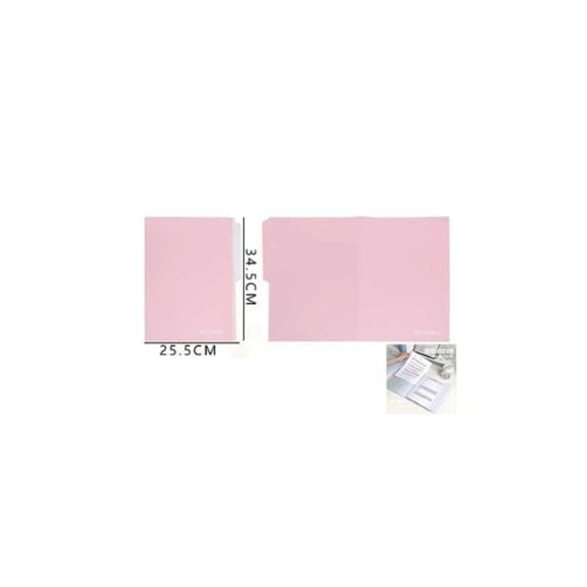 GENERICO - Carpeta Rosado 25 5 34 5 Cm