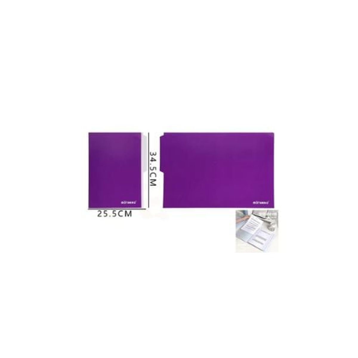 GENERICO - Carpeta Morado 25 5 34 5 Cm
