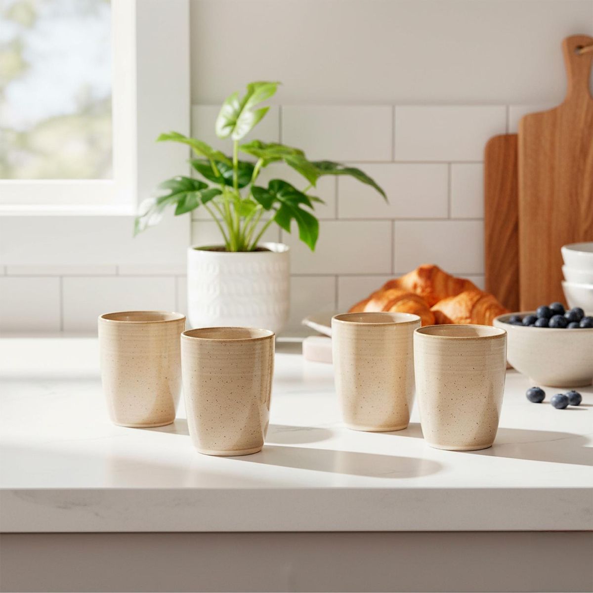 SIMPLIT - Set 4 Tazas Cerámica 330ml Siena Simplit