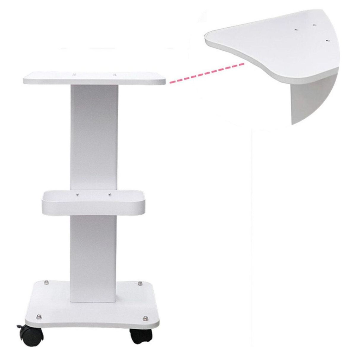 IMPORTCLICK - Carro Organizador Móvil Soporte Maquinas Mesa Estéticas Spa