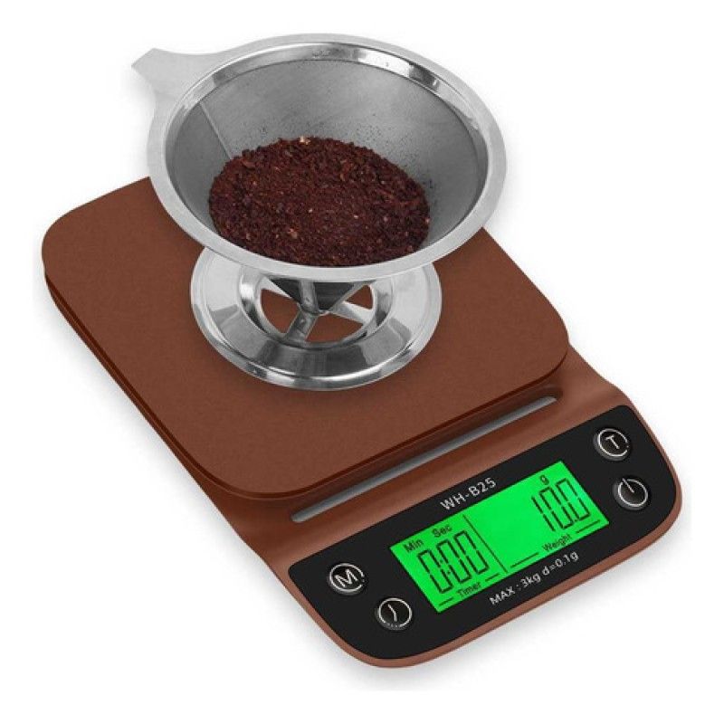 GENERICO - Pesa De Alimentos Balanza Cafe 3kg Bascula Con Temporizador