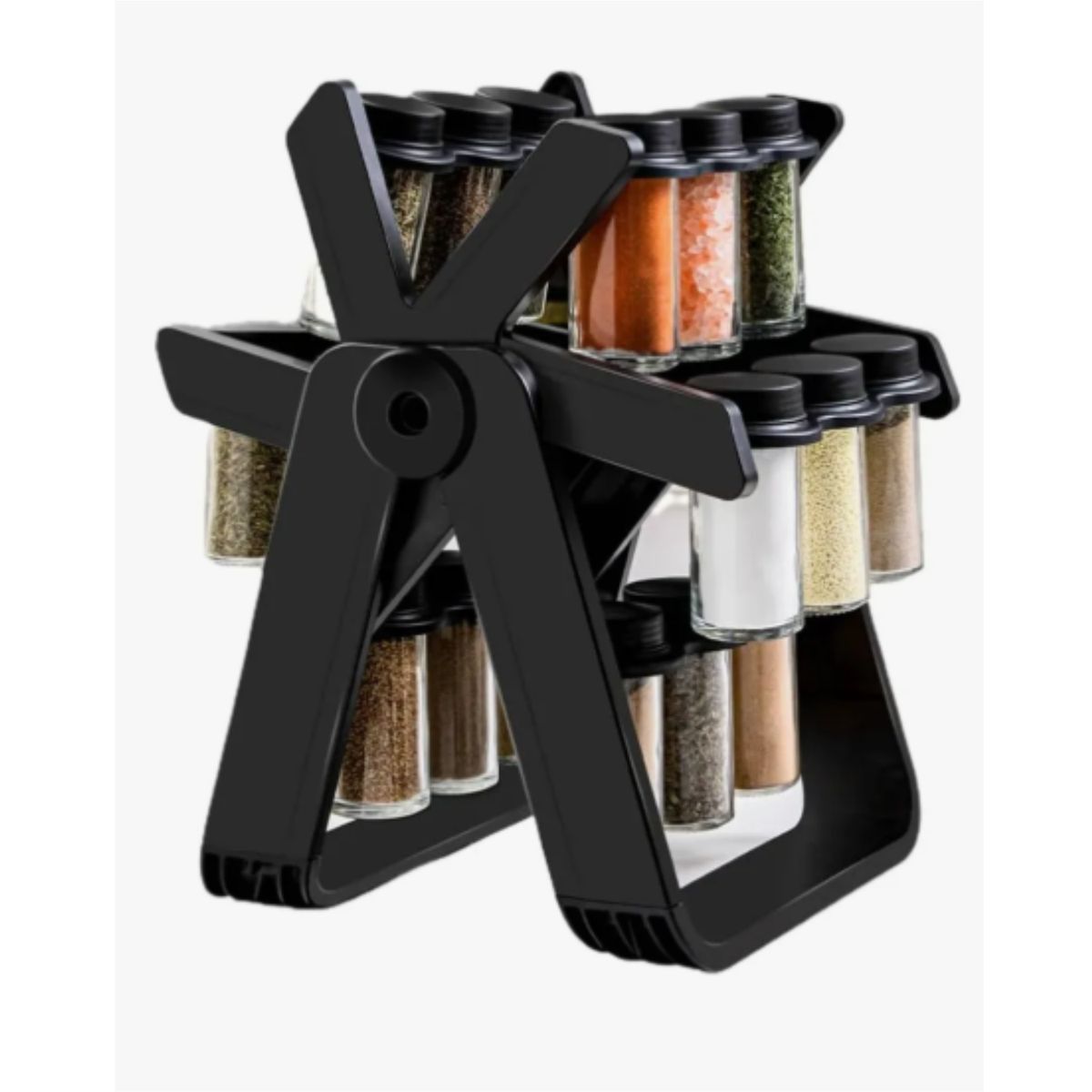 GENERICO - Especiero Giratorio Cocina 18 Frascos Rotativo 360° Practico