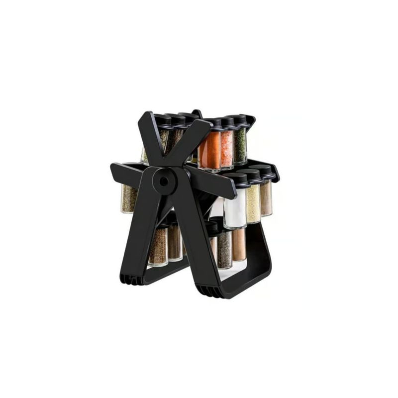GENERICO - Especiero Giratorio Cocina 18 Frascos Rotativo 360° Practico