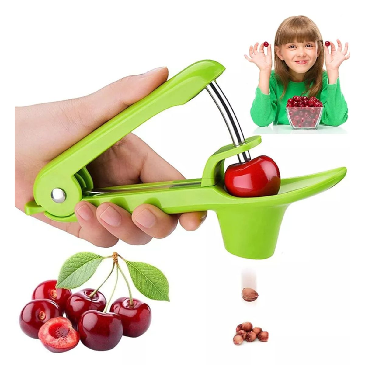 KUANGYE - Deshuesador De Cereza Descarozadores Quita Cuesco Aceituna
