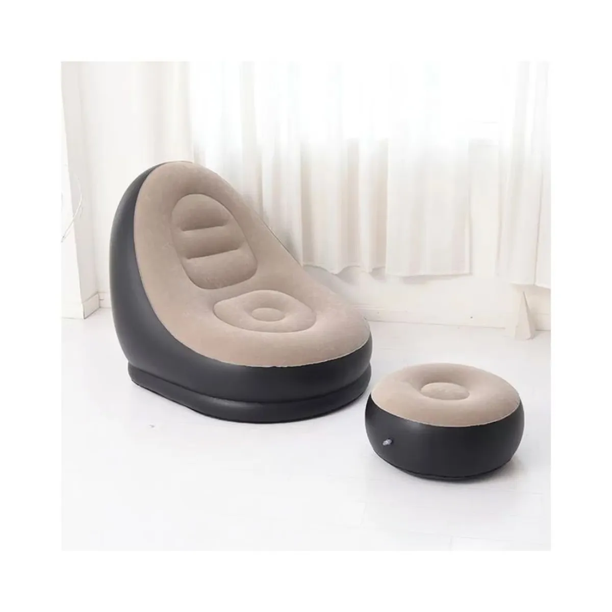 GENERICO - Sofa Silla Sillon Inflable con Reposa Pies