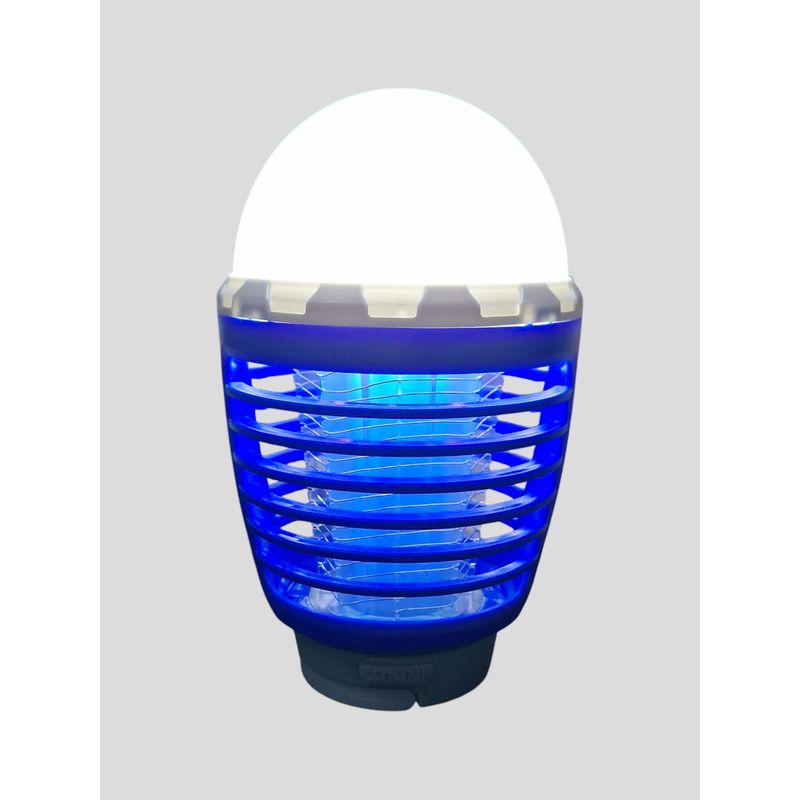 GENERICO - Lampara USB Antimosquitos Y Matamoscas Color Azul