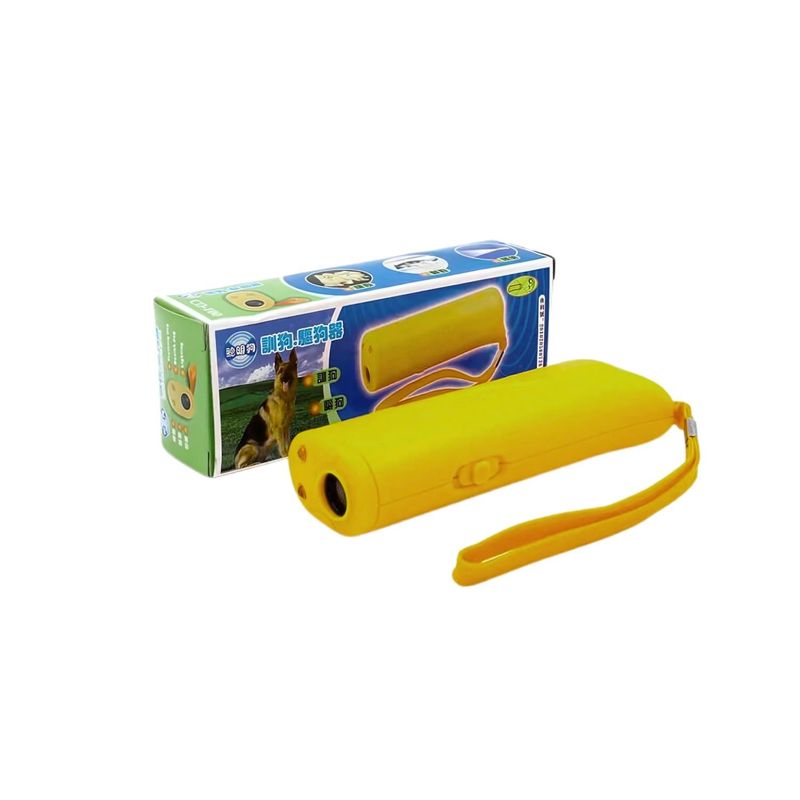 GENERICO - Adiestrador Ultrasonico De Mascotas Amarillo Entrenador