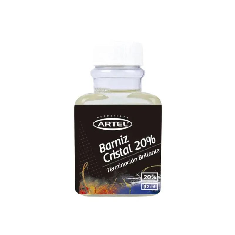 ARTEL - Barniz Cristal 20% Frasco 80ml Artel