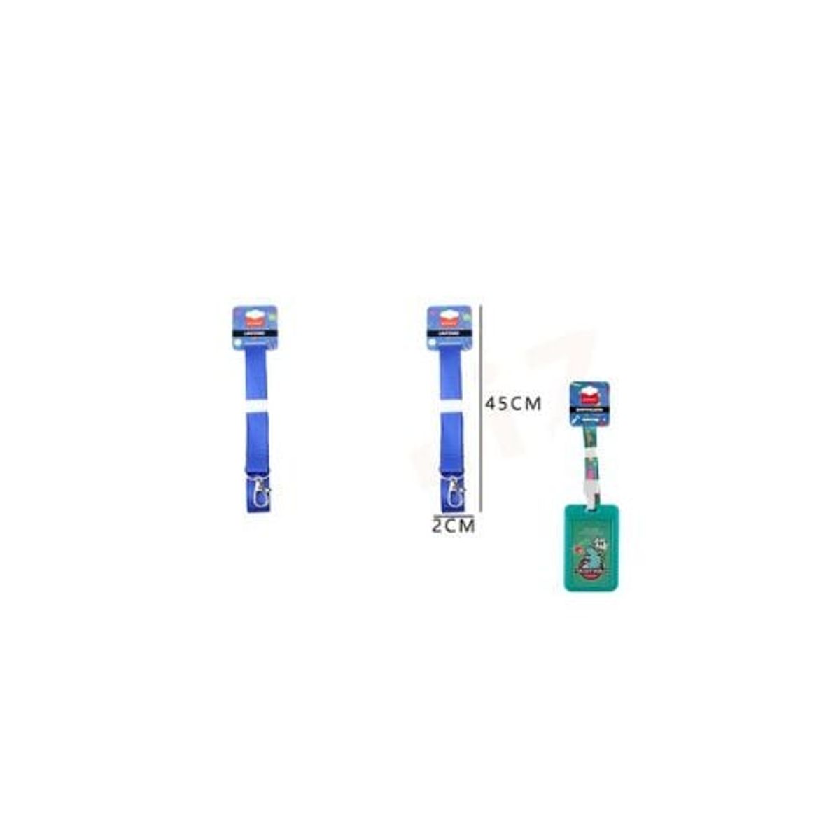GENERICO - Porta Credencial Azul 2 x 45 Cm