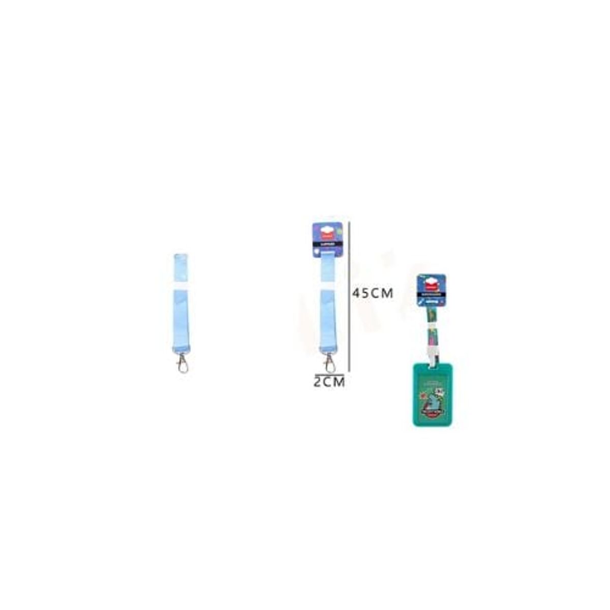 GENERICO - Porta Credencial Celeste 2 x 45 Cm