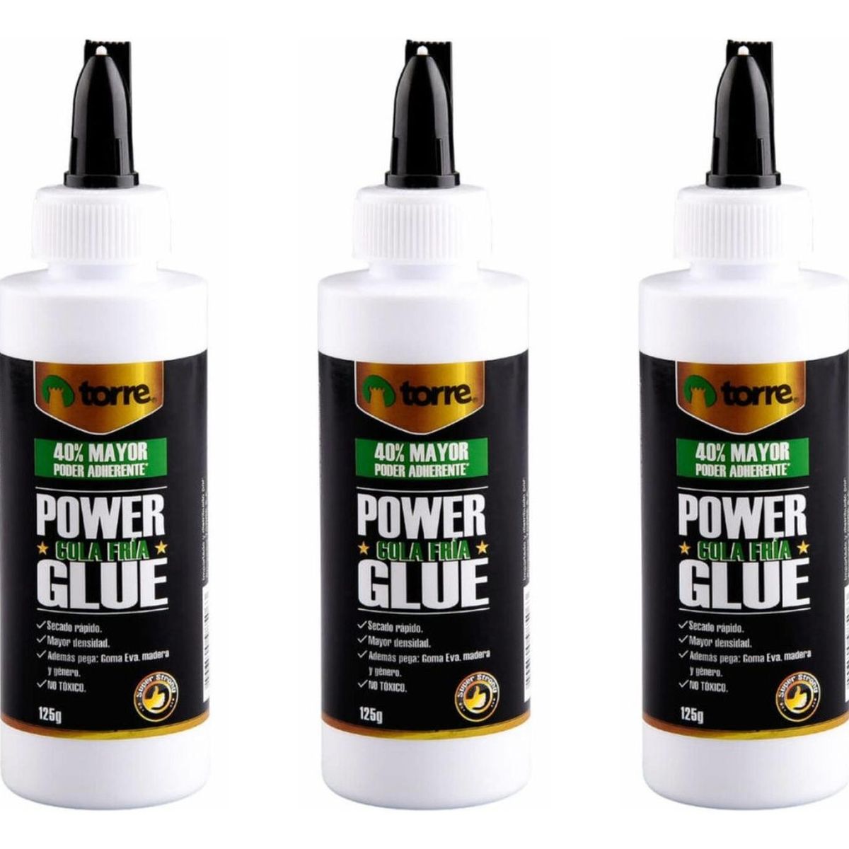 TORRE - Cola Fría Power Glue 125grs. 3 Unid. Torre