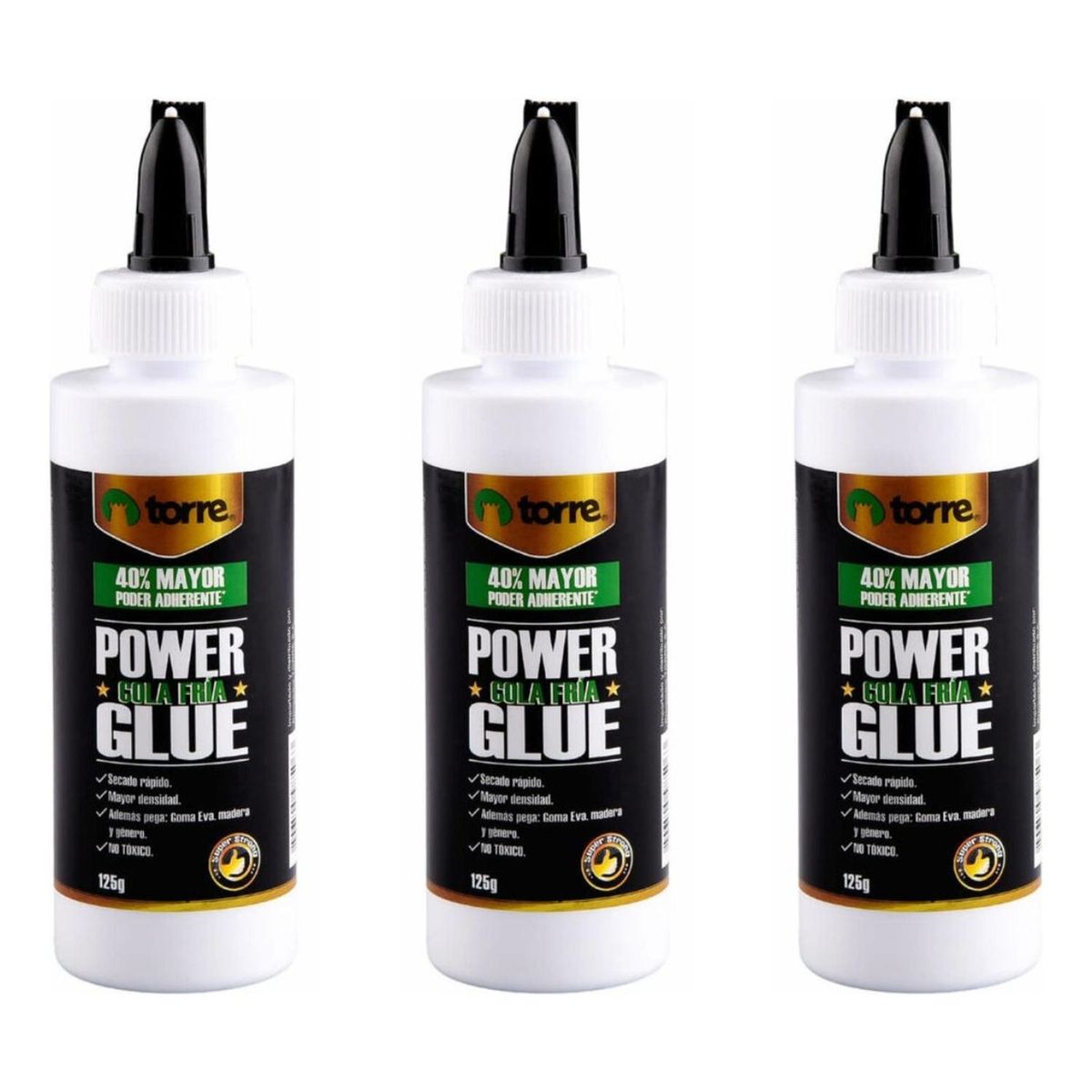 TORRE - Cola Fría Power Glue 125grs. 3 Unid. Torre