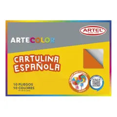 ARTEL - Estuche Carpeta Artecolor Cartulina Española 10 Hojas