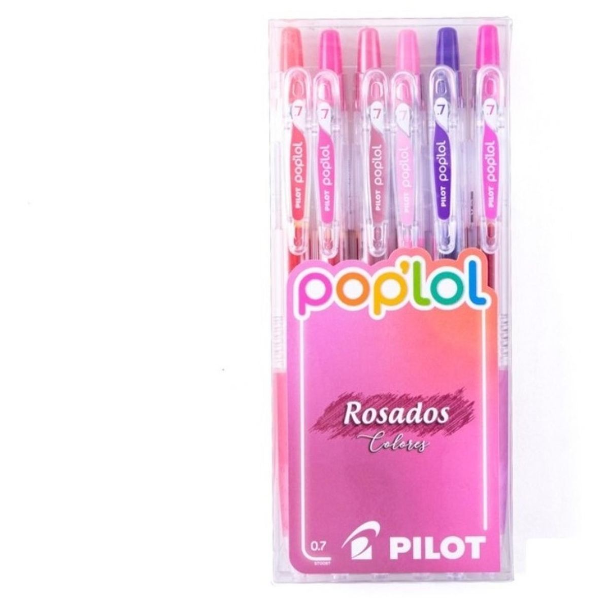 PILOT - Set Lapices Gel Pop Lol 6 Colores Pilot - Rosa