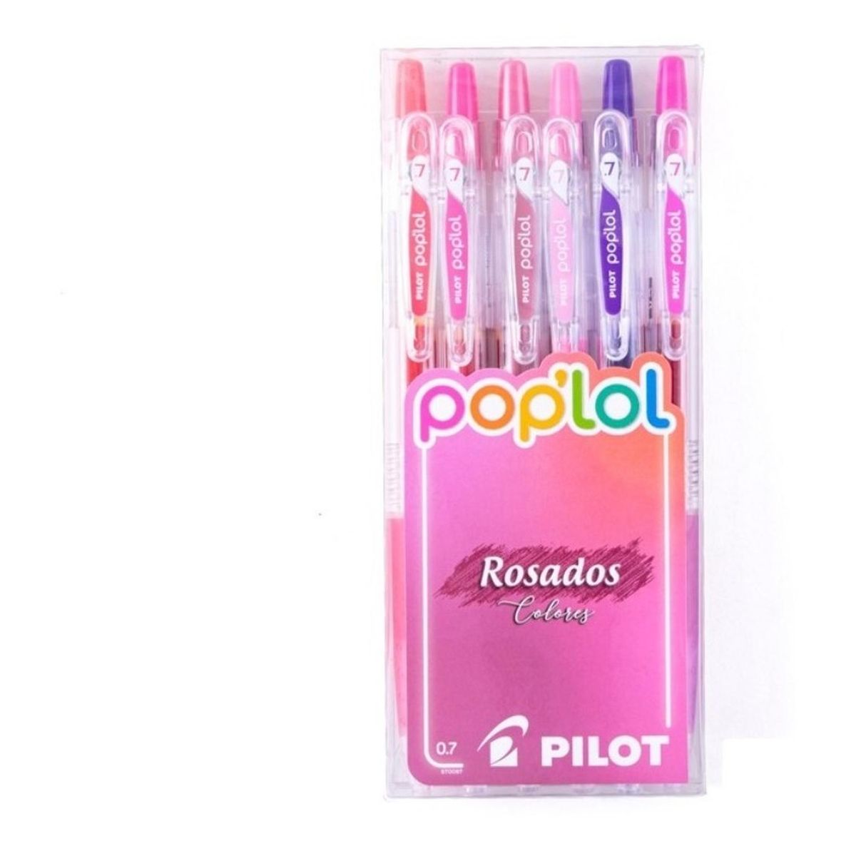 PILOT - Set Lapices Gel Pop Lol 6 Colores Pilot - Rosa