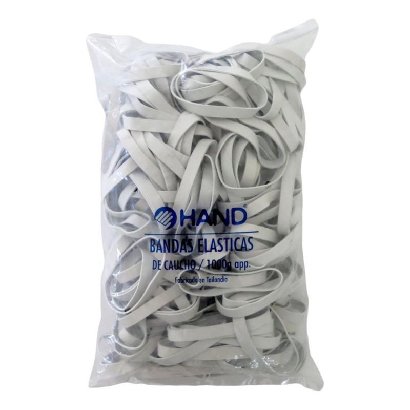 HAND - Elasticos Anchos 60x10mm 1000g. Hand. Ligas 1 Kilo