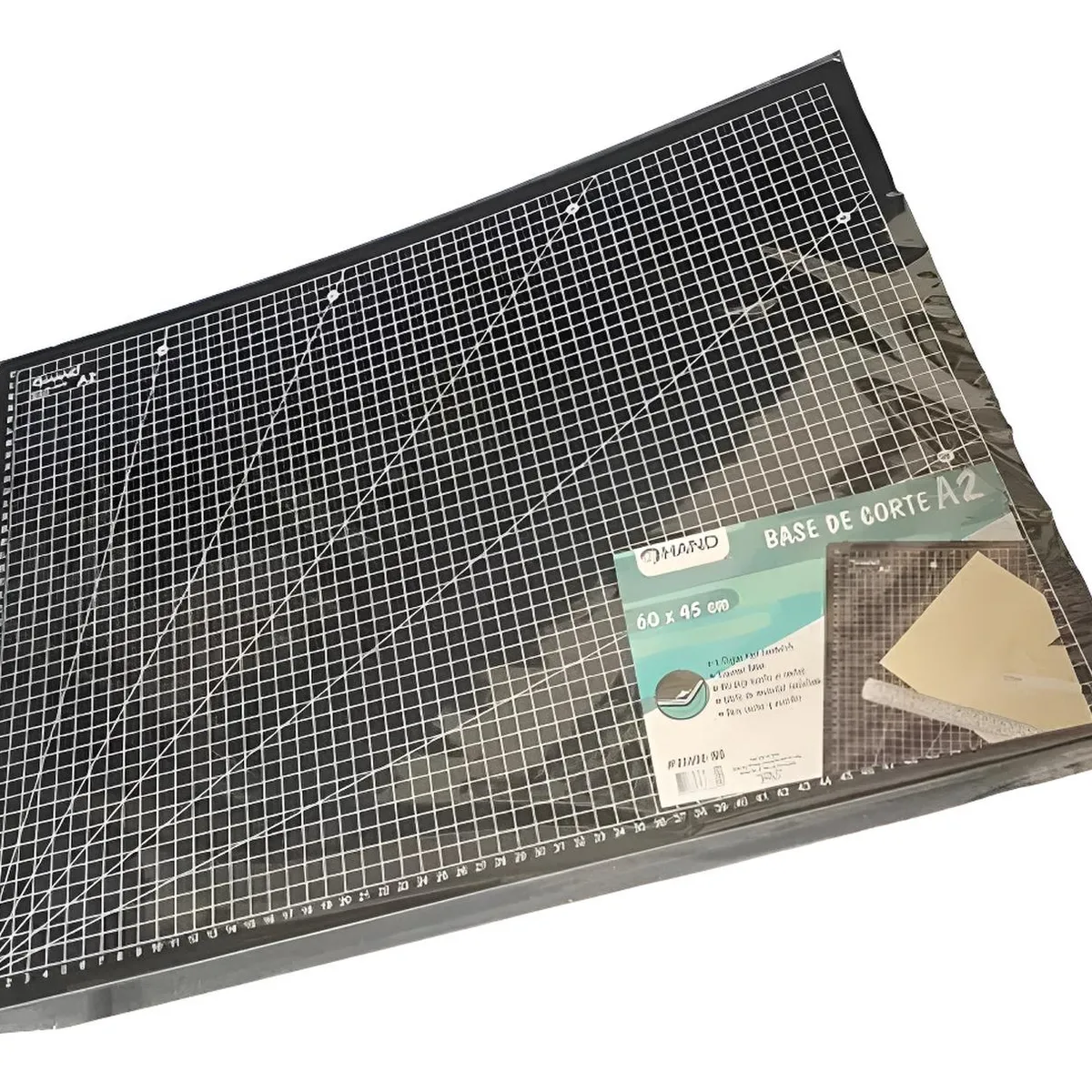 HAND - Base De Corte A2 (60x45cm) Hand Negro. Salvacorte