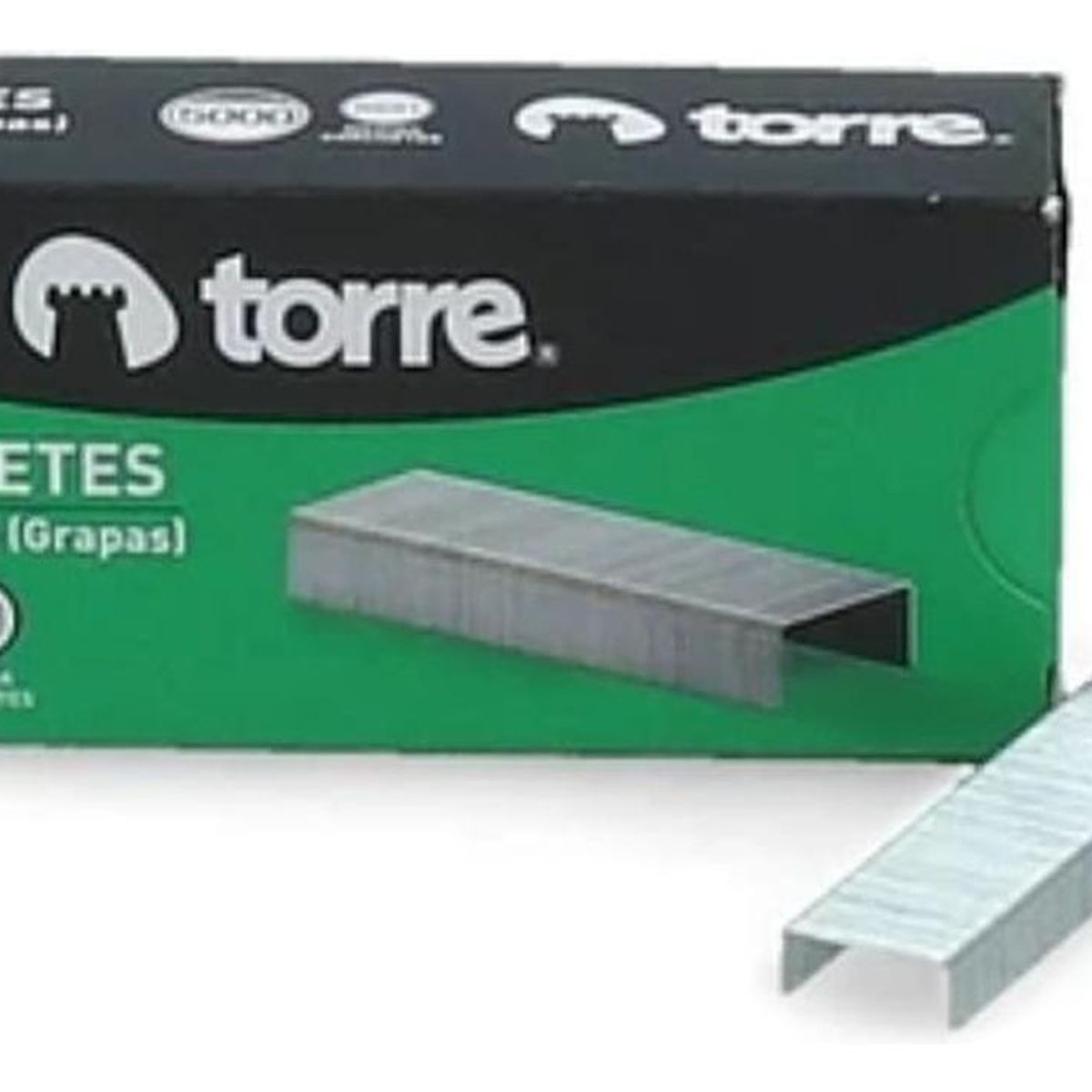 TORRE - Caja Corchetes 26/6 5000 Unid. 20 Hojas. Torre