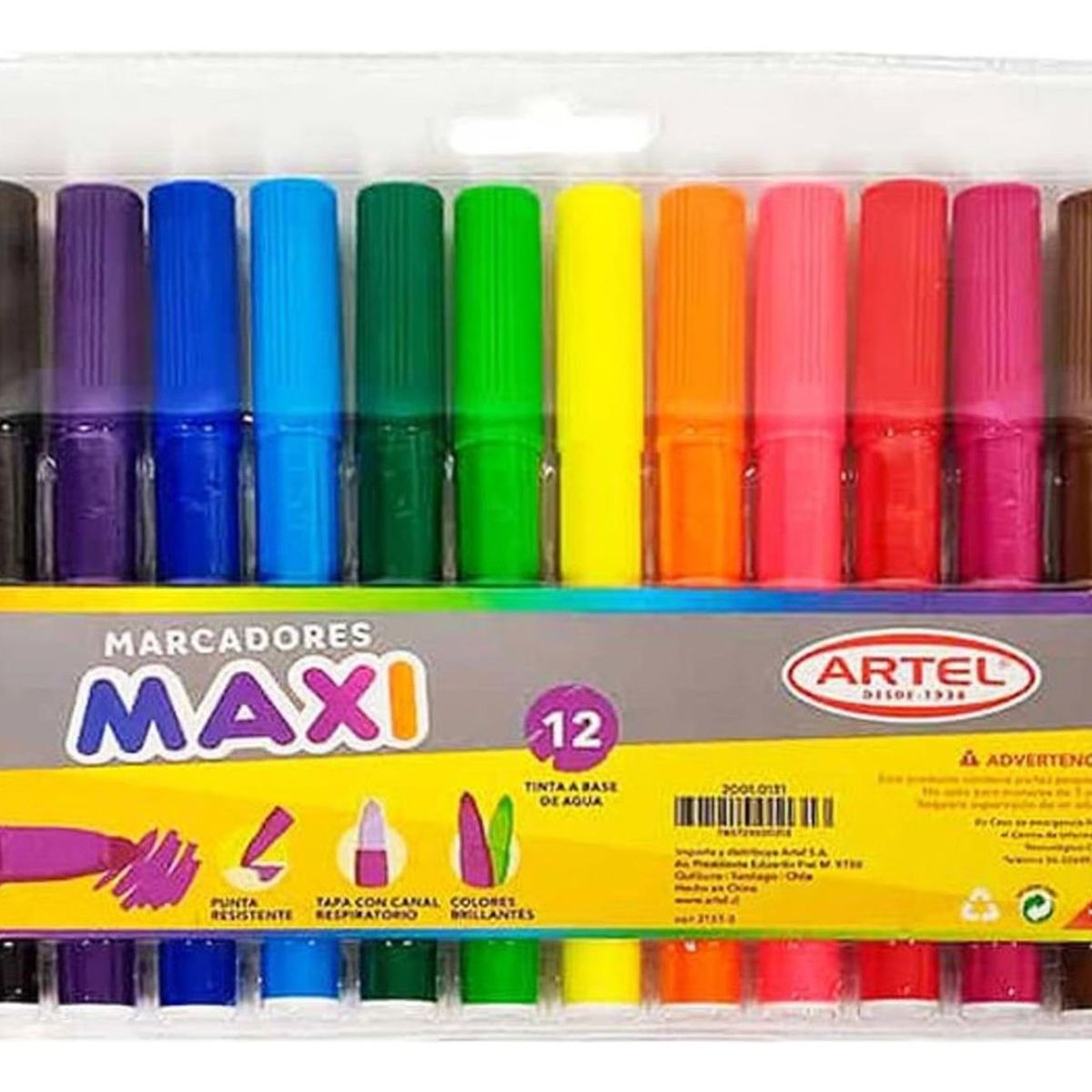 ARTEL - Estuche 12 Marcadores Maxi. Artel